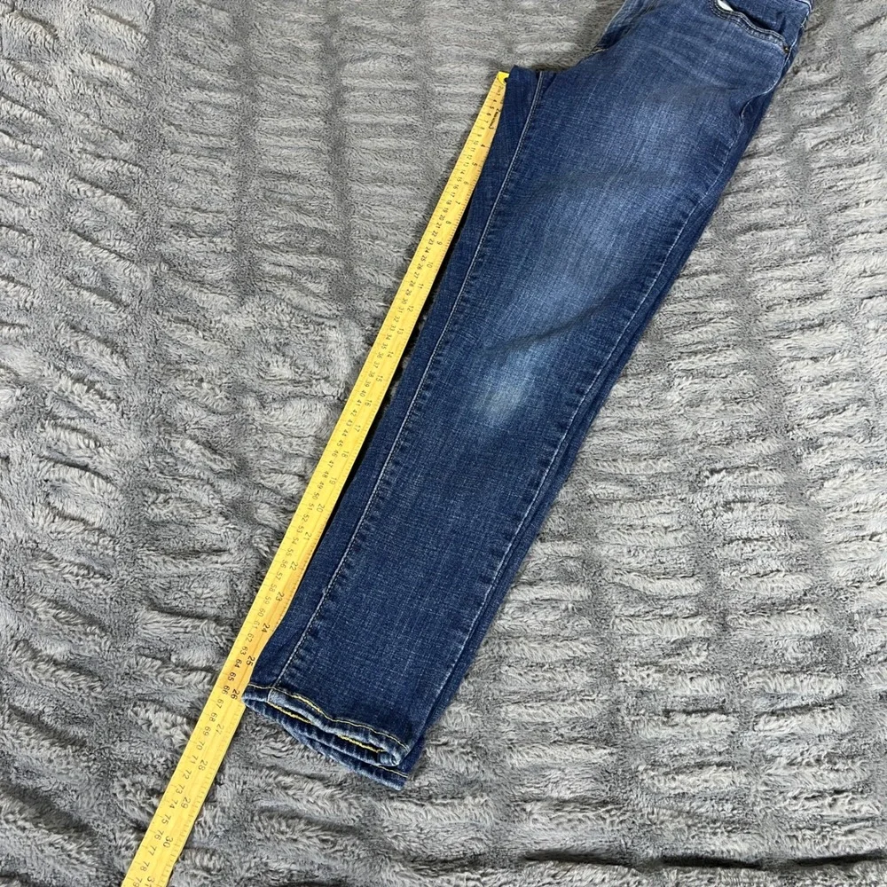 Levis 711 Skinny Ankle Jeans Dark Wash Blue Mid Rise‎ Stretch Denim 27 AP315